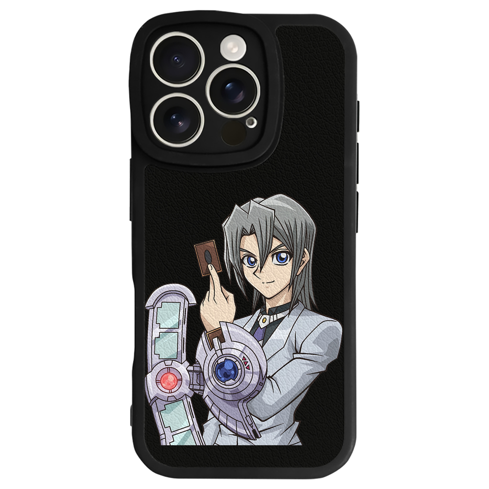 遊☆戯☆王 Yu-Gi-Oh! 【iPhone 16シリーズ対応】シリコンスマホケース（レザー調） 材質：シリコン